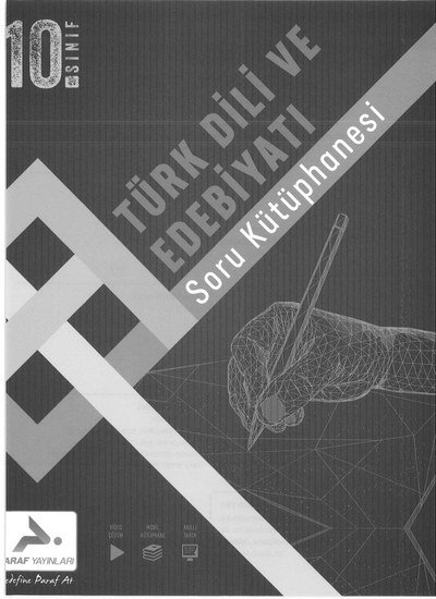TÜRK DİLİ VE EDEBİYATI SORU KÜTÜPHANESİ YKS Fotokopi