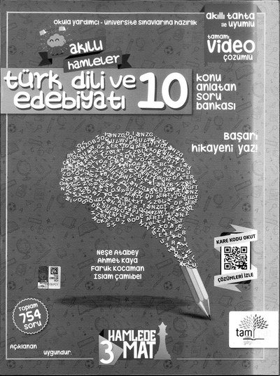 TÜRK DİLİ VE EDEBİYATI KONU ANLATAN SORU BANKASI YKS Fotokopi