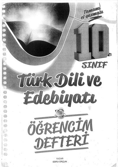 TÜRK DİLİ VE EDEBİYATI ÖĞRENCİM DEFTERİ YKS Fotokopi