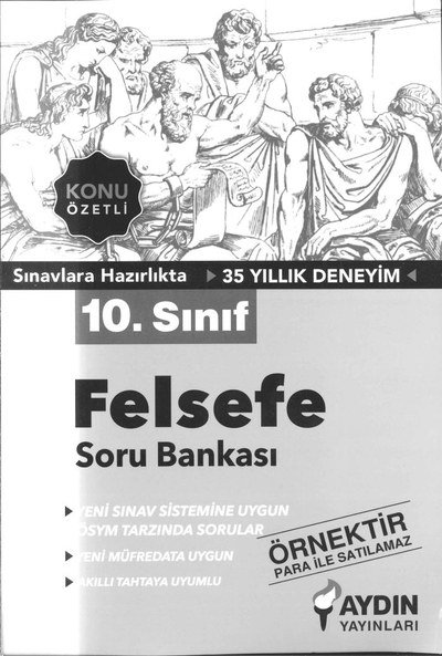 FELSEFE SORU BANKASI YKS Fotokopi