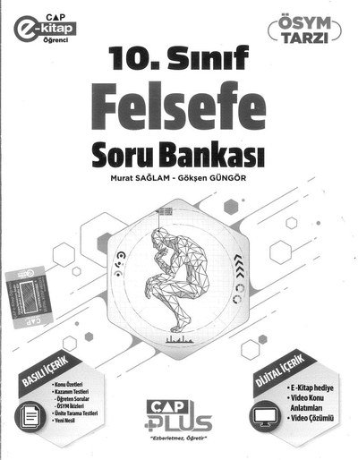 FELSEFE SORU BANKASI YKS Fotokopi