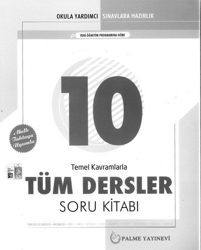 TÜM DERSLER SORU KİTABI TEMEL KAVRAMLARLA YKS Fotokopi