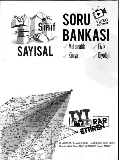 SAYISAL SORU BANKASI TYT TEKRAR ETTİREN VİDEO ÇÖZÜMLÜ YKS Fotokopi