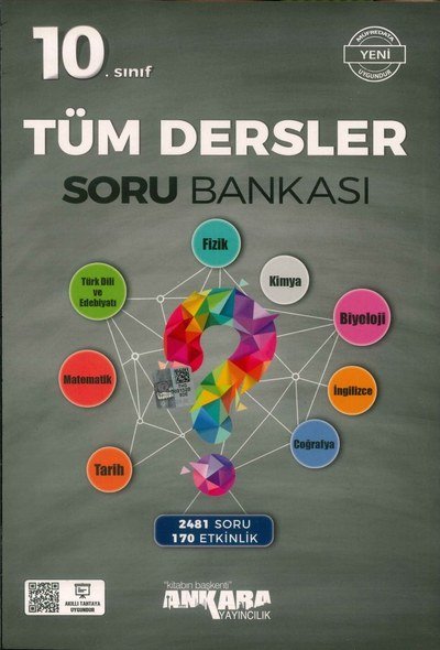 TÜM DERSLER SORU BANKASI 2481 SORU 170 ETKİNLİK YKS Fotokopi