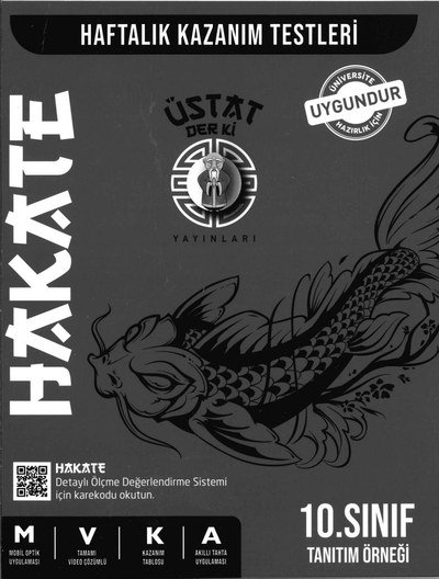 HAFTALIK KAZANIM TESTLERİ HAKATE MVKA YKS Fotokopi