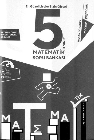 MATEMATİK SORU BANKASI YKS Fotokopi