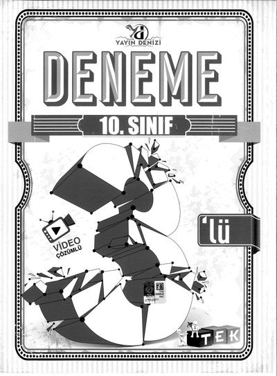 DENEME 3'LÜ TEK VİDEO ÇÖZÜMLÜ YKS Fotokopi