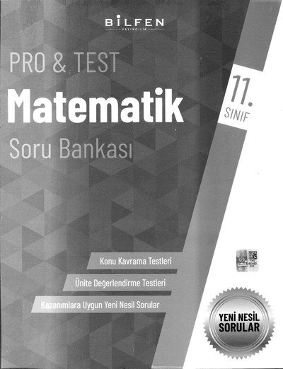 PRO & TEST MATEMATİK SORU BANKASI YKS Fotokopi