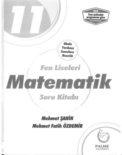 FEN LİSELERİ MATEMATİK SORU KİTABI YKS Fotokopi
