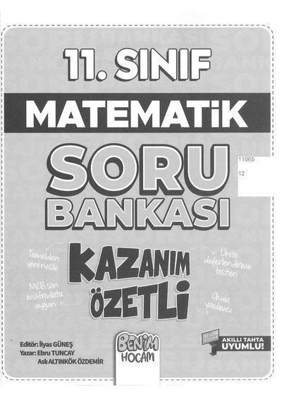 MATEMATİK SORU BANKASI KAZANIM ÖZETLİ YKS Fotokopi