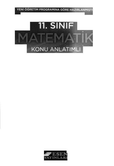 MATEMATİK KONU ANLATIMLI YKS Fotokopi