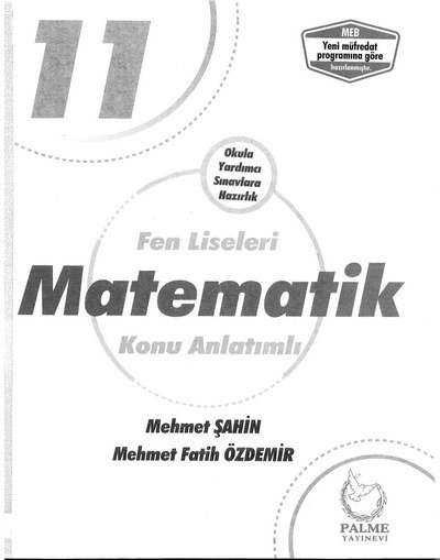 FEN LİSELERİ MATEMATİK KONU ANLATIMLI YKS Fotokopi