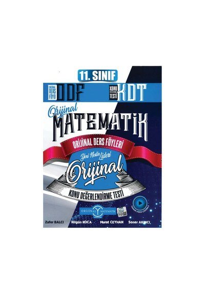 ORİJİNAL MATEMATİK ORİJİNAL DERS FÖYLERİ KONU DEĞERLENDİRME TESTİ YKS Fotokopi