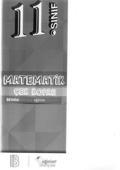 MATEMATİK ÇEK KOPAR YKS Fotokopi