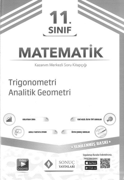 MATEMATİK SOUR KİTAPÇIĞI TRİGONOMETRİ ANALİTİK GEOMETRİ YKS Fotokopi
