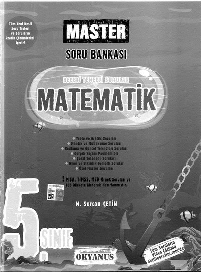 MASTER MATEMATİK SORU BANKASI YKS Fotokopi