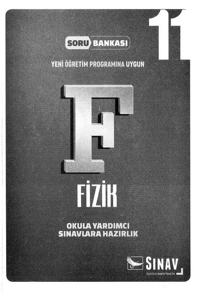FİZİK SORU BANKASI OKULA YARDIMCI SINAVLARA HAZIRLIK YKS Fotokopi