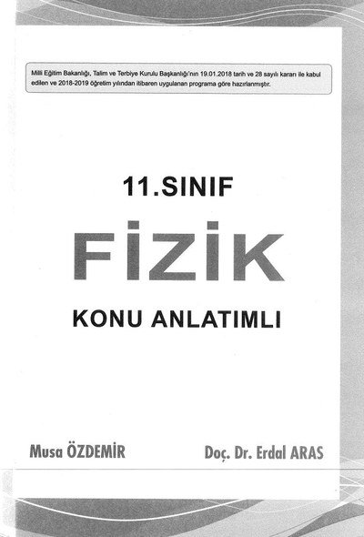 FİZİK KONU ANLATIMLI YKS Fotokopi