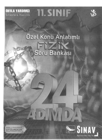ÖZEL KONU ANLATIMLI FİZİK SORU BANKASI 24 ADIMDA YKS Fotokopi