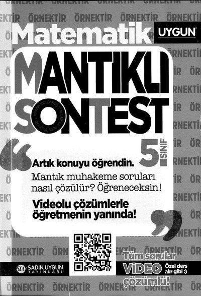 MATEMATİK MANTIKLI SONTEST YKS Fotokopi