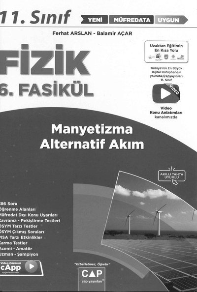 FİZİK 6. FASİKÜL MANYETİZMA ALTERNATİF AKIM YKS Fotokopi