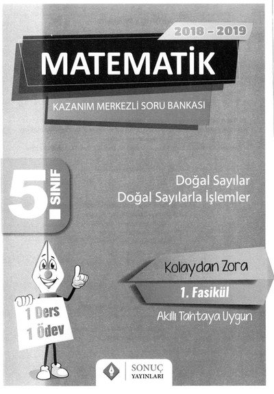 MATEMATİK KAZANIM MERKEZLİ SORU BANKASI YKS Fotokopi