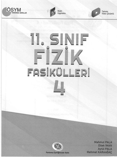 FİZİK FASİKÜLLERİ 4 YKS Fotokopi