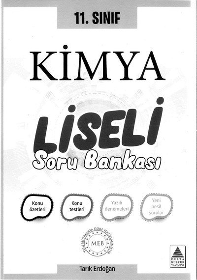 KİMYA LİSELİ SORU BANKASI YKS Fotokopi