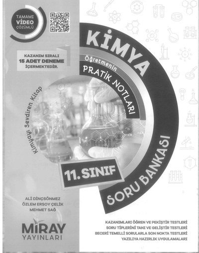 KİMYA ÖĞRETMENİN PRATİK NOTLARI SORU BANKASI YKS Fotokopi