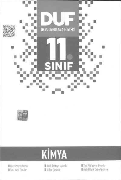 DERS UYGULAMA FÖYLERİ KİMYA YENİ NESİL SORULAR YKS Fotokopi