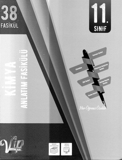 KİMYA ANLATIM FASİKÜLÜ 38 FASİKÜL YKS Fotokopi