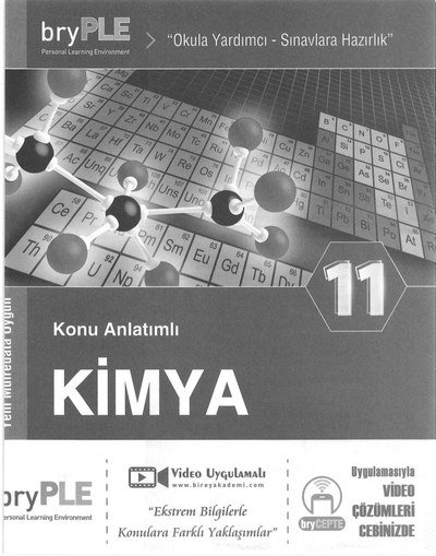 KİMYA KONU ANLATIMLI OKULA YARDIMCI SINAVLARA HAZIRLIK YKS Fotokopi