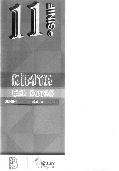 KİMYA ÇEK KOPAR YKS Fotokopi