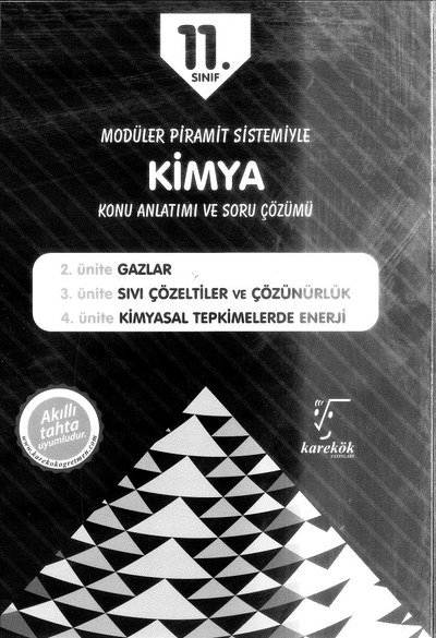KİMYA KONU ANLATIMI VE SORU ÇÖZÜMÜ YKS Fotokopi