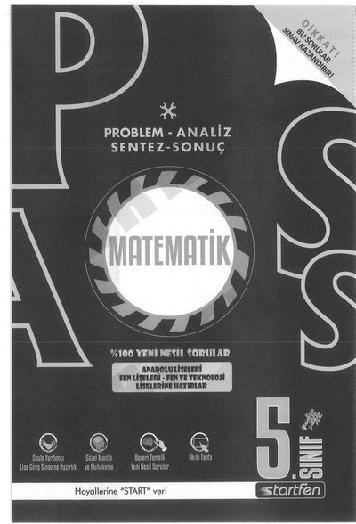 PROBLEM ANALİZ SENTEZ SONUÇ MATEMATİK YKS Fotokopi