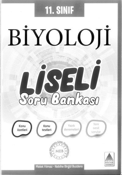 BİYOLOJİ LİSELİ SORU BANKASI YKS Fotokopi
