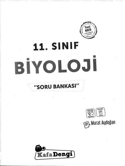 BİYOLOJİ SORU BANKASI YKS Fotokopi