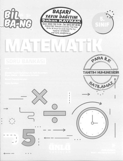 MATEMATİK SORU BANKASI YKS Fotokopi