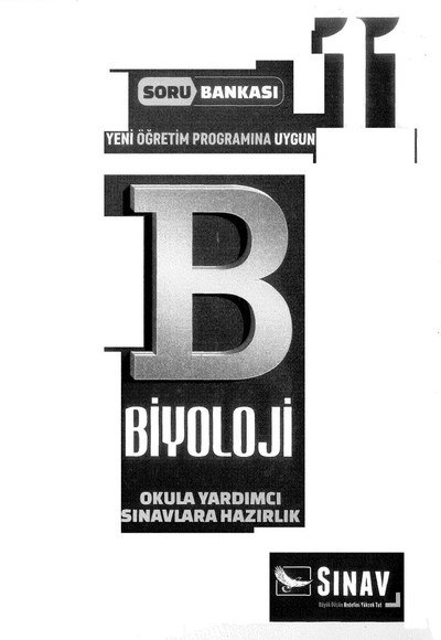 BİYOLOJİ SORU BANKASI OKULA YARDIMCI YKS Fotokopi