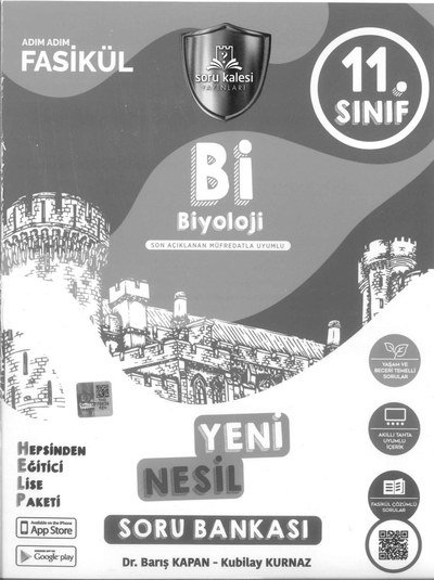 Bİ BİYOLOJİ YENİ NESİL SORU BANKASI ADIM ADIM FASİKÜL YKS Fotokopi