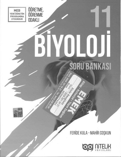 BİYOLOJİ SORU BANKASI YKS Fotokopi