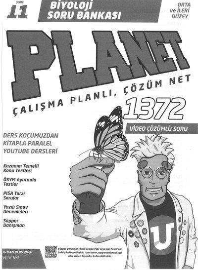 BİYOLOJİ SORU BANKASI PLANET ÇALIŞMA PLANLI ÇÖZÜM NET YKS Fotokopi