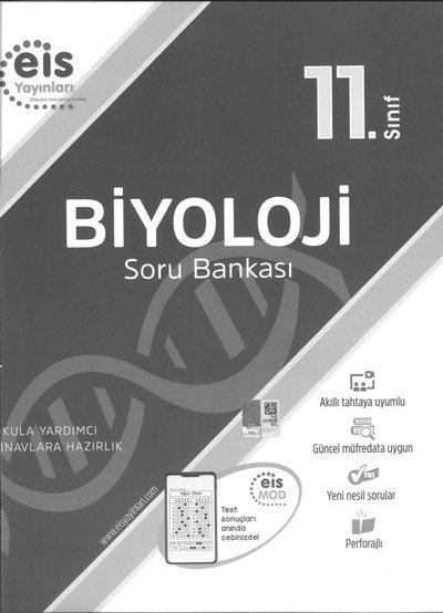 BİYOLOJİ SORU BANKASI YKS Fotokopi