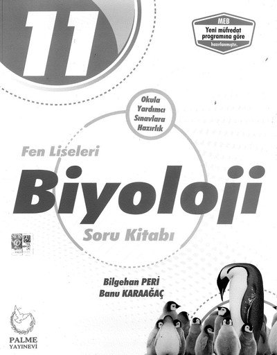 FEN LİSELERİ BİYOLOJİ SORU KİTABI YKS Fotokopi