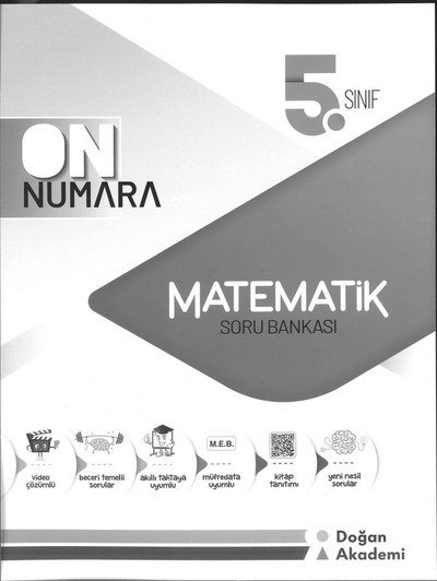 ON NUMARA MATEMATİK SORU BANKASI YKS Fotokopi