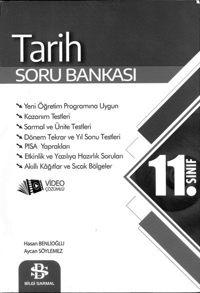 TARİH SORU BANKASI YKS Fotokopi