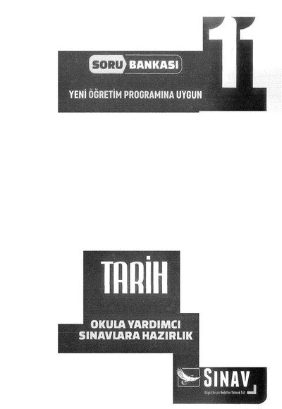 TARİH SORU BANKASI OKULA YARDIMCI SINAVLARA HAZIRLIK YKS Fotokopi