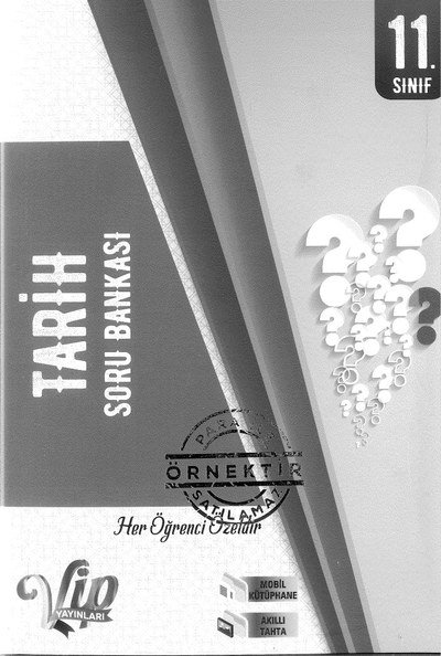 TARİH SORU BANKASI YKS Fotokopi