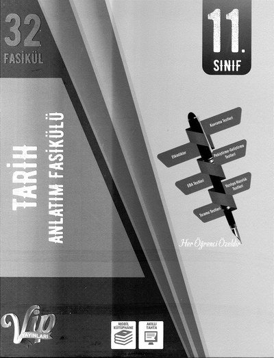 TARİH ANLATIM FASİKÜLÜ 32 FASİKÜL YKS Fotokopi