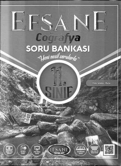 EFSANE COĞRAFYA SORU BANKASI YKS Fotokopi